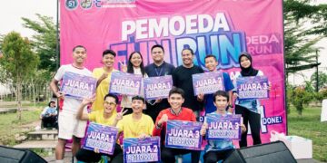 Ratusan Peserta Ramaikan Pemoeda Fun Run Pangkalpinang, Thorcon Dorong Literasi PLTN