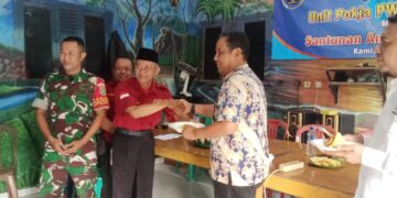 Milad Ke 1 Pokja PWI Lebak Selatan Gelar Santunan Anak Yatim dan Jompo