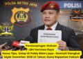 Desak Gelar Perkara Khusus: Laporan Pidana 4 Tahun Tanpa Tersangka, LBH Harimau Raya Nilai Polda Metro Jaya Lamban dan Tidak Profesional