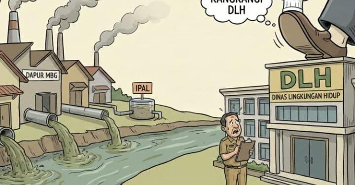 Bom Waktu Lingkungan di Balik Program MBG: IPAL Terbuka Bama Barokah Berpotensi Pidana