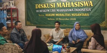 Diskusi LBH Mahasiswa Indonesia bertema “Hukum Moralitas Nusantara
