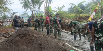 Optimistis di Tengah Tantangan, Dandim Pastikan TMMD Parakanlima Rampung Tanpa Abaikan Kualitas