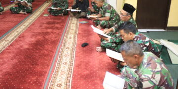 Semangat Ramadhan, Kodim 0607/Kota Sukabumi Gelar Tadarus Live Streaming Bersama Pangdam III/Siliwangi.