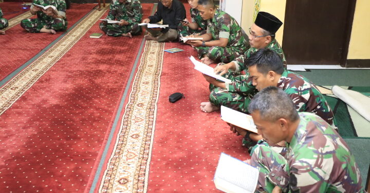 Semangat Ramadhan, Kodim 0607/Kota Sukabumi Gelar Tadarus Live Streaming Bersama Pangdam III/Siliwangi.