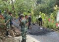 Akses Warga Makin Lancar, TMMD Ke-127 Hotmix Jalan 300 Meter di Parakanlima