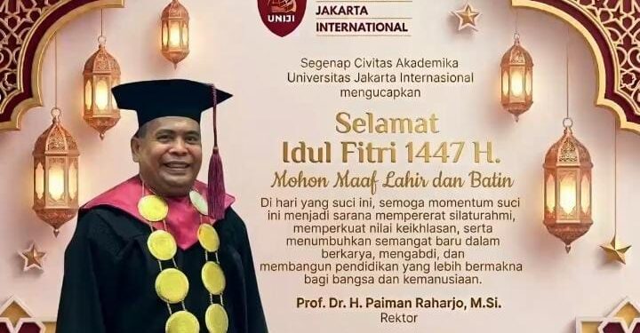 Rektor UNIJI dan Eks Wamendes era Jokowi, Paiman Raharjo : Hidup Harus Berarti dan Bermanfaat Untuk Orang Banyak