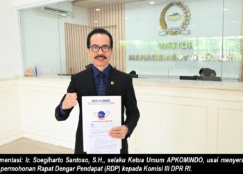Soegiharto Santoso Kembali Surati Ketua Mahkamah Agung Terkait Perkara Kasasi No. 431 K/TUN/2026 dan Infokan Adanya 16 LP Perkara APKOMINDO