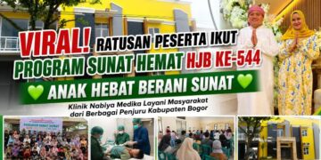 PROGRAM SUNAT HEMAT HJB KE-544 WUJUD KEPEDULIAN SOSIAL UNTUK MASYARAKAT, KLINIK NABIYA MEDIKA HADIRKAN PELAYANAN KESEHATAN BERKUALITAS
