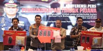 Polres Pelabuhan Tanjung Priok Ungkap 58 Kasus Narkotika, Musnahkan Barang Bukti dan Selamatkan 67 Ribu Jiwa