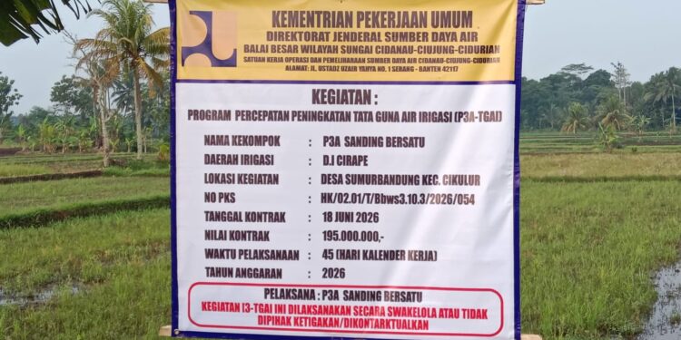 P3-TGAI Jadi Harapan Petani, Eli Sahroni Komitmen Awasi Kualitas Pembangunan