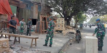 Sosialisasi Dukung Program KDM, Perbaikan Akses jalan, Normalisasi Saluran Air dan Penggantian Material Trotoar.
