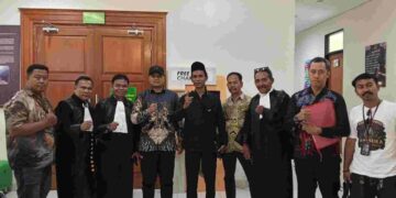 LBH Harimau Raya Kawal Sidang Perdana di PN Kabupaten Bekasi