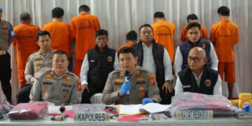 Polres Sumedang Ungkap 6 Kasus Curanmor, Amankan 7 Tersangka dan Sita Senjata Api