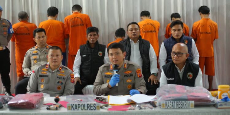 Polres Sumedang Ungkap 6 Kasus Curanmor, Amankan 7 Tersangka dan Sita Senjata Api